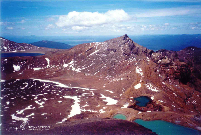 Emerald Lakes, South Crater, Blue Lake